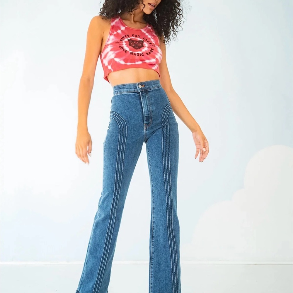 Revice rollergirl flare jeans